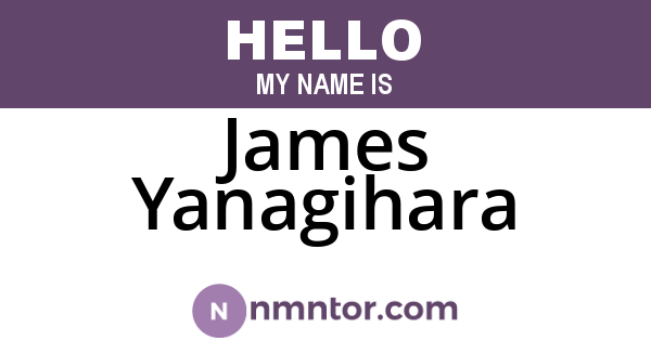 James Yanagihara