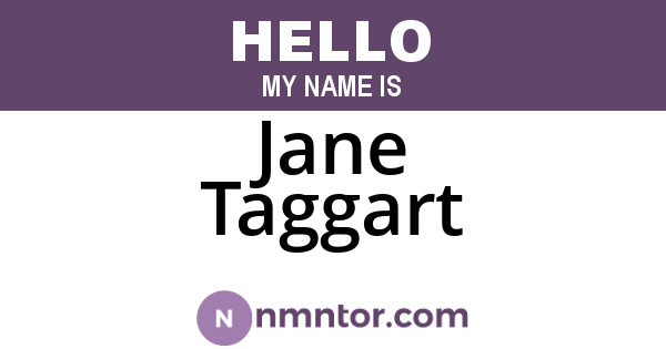 Jane Taggart
