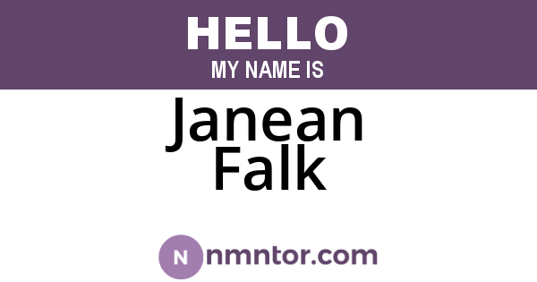 Janean Falk