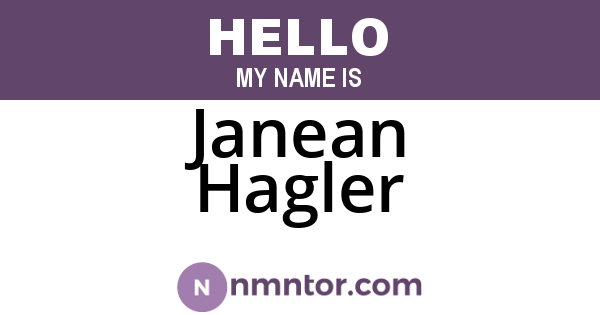 Janean Hagler