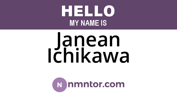 Janean Ichikawa