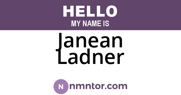Janean Ladner