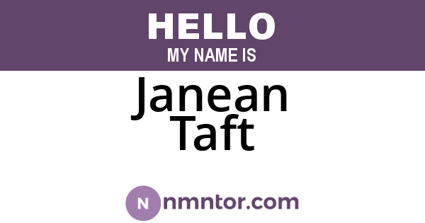 Janean Taft