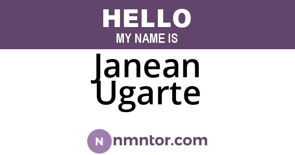Janean Ugarte