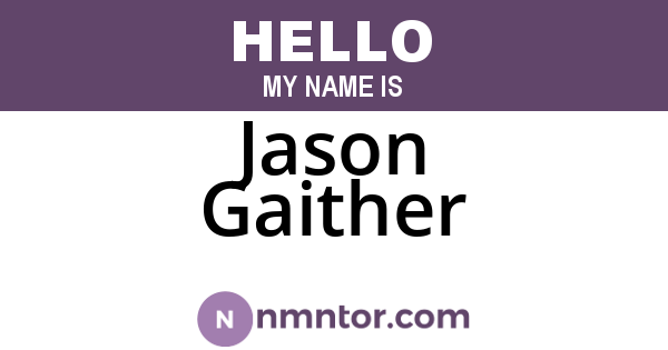 Jason Gaither