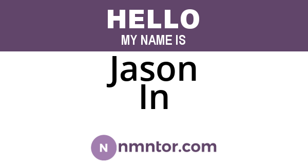 Jason In