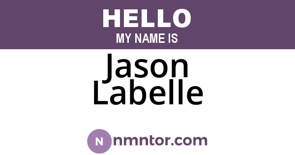 Jason Labelle