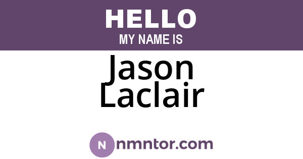 Jason Laclair