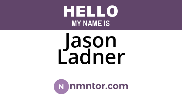 Jason Ladner