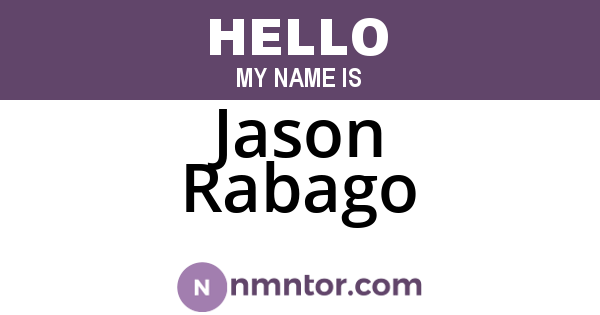 Jason Rabago