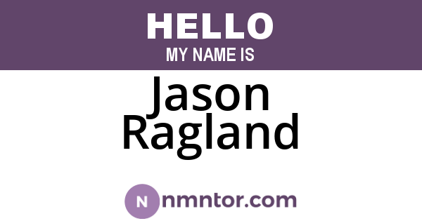 Jason Ragland