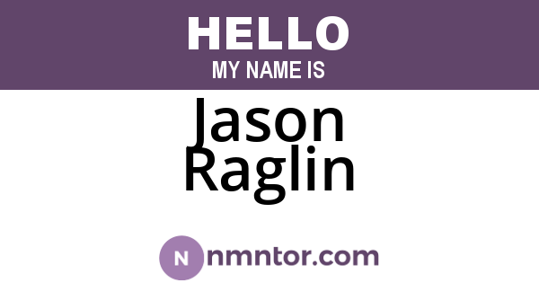 Jason Raglin