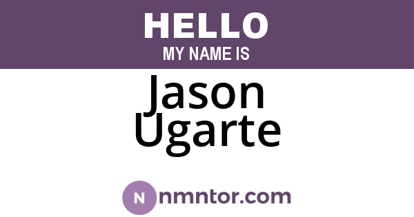 Jason Ugarte