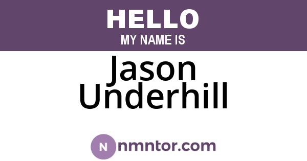 Jason Underhill