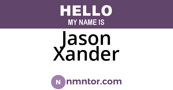 Jason Xander