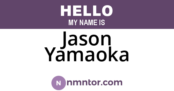 Jason Yamaoka