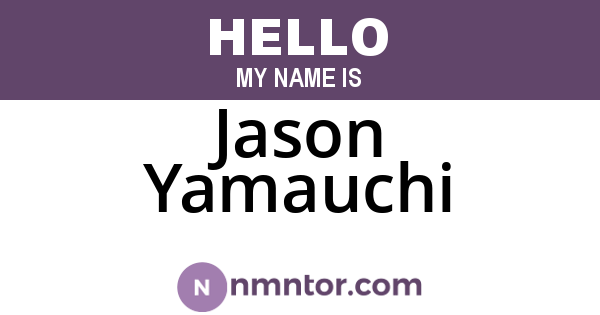 Jason Yamauchi