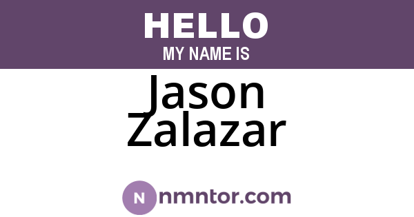 Jason Zalazar