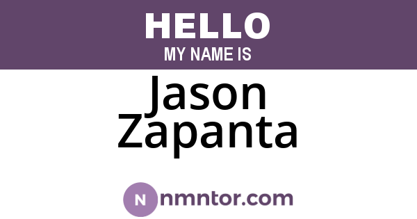 Jason Zapanta