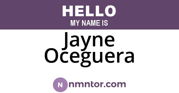 Jayne Oceguera