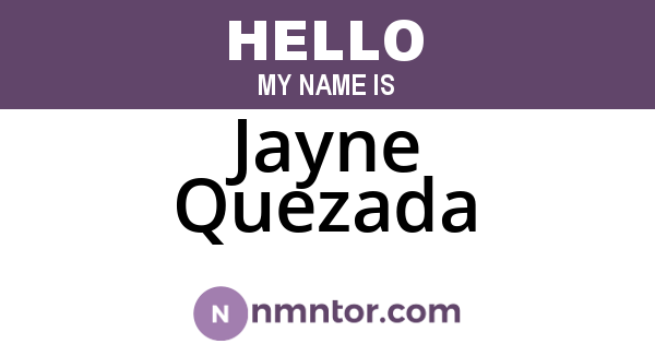 Jayne Quezada