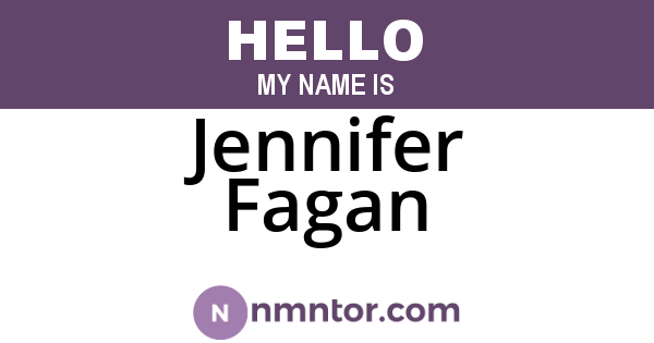 Jennifer Fagan
