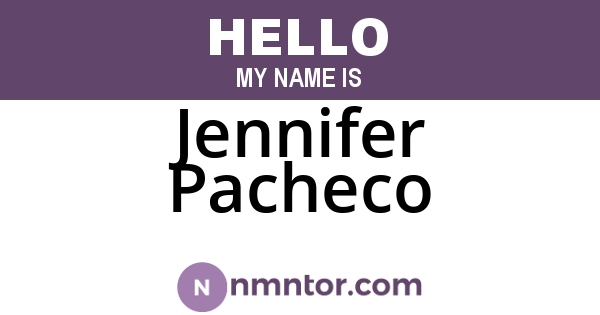 Jennifer Pacheco
