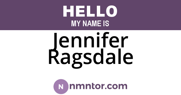 Jennifer Ragsdale