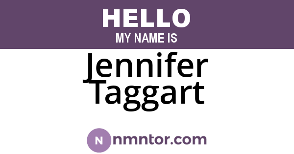 Jennifer Taggart