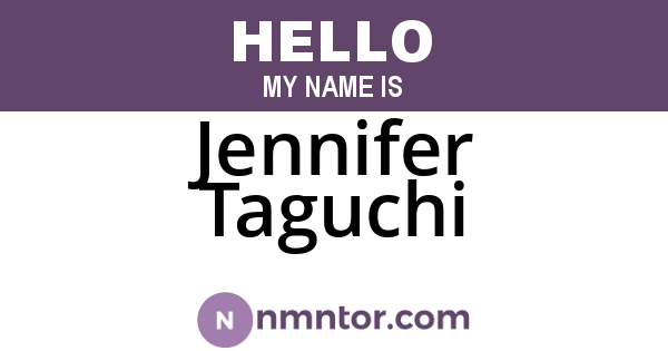 Jennifer Taguchi