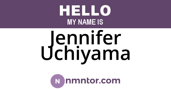 Jennifer Uchiyama