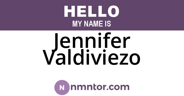 Jennifer Valdiviezo
