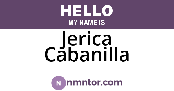 Jerica Cabanilla