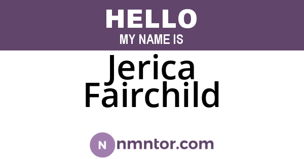 Jerica Fairchild