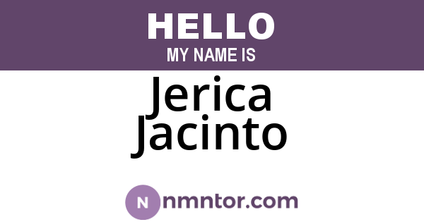 Jerica Jacinto