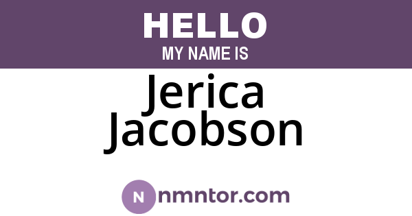Jerica Jacobson