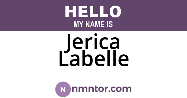 Jerica Labelle