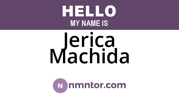 Jerica Machida