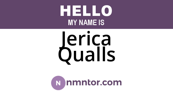 Jerica Qualls