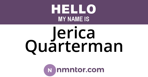 Jerica Quarterman