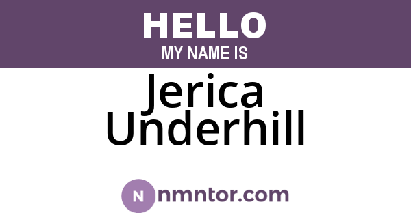 Jerica Underhill