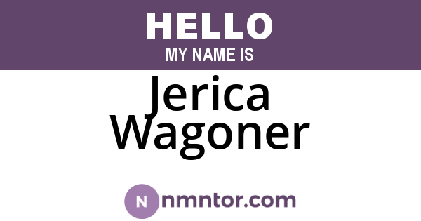 Jerica Wagoner