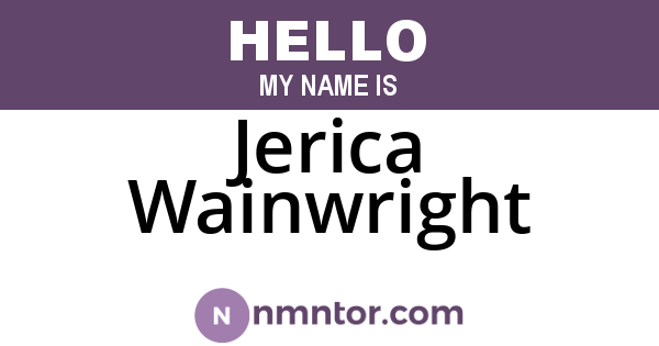 Jerica Wainwright