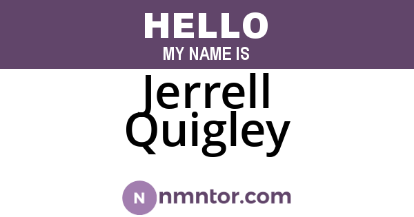 Jerrell Quigley