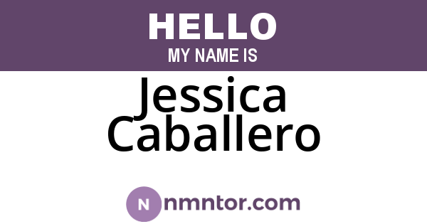 Jessica Caballero