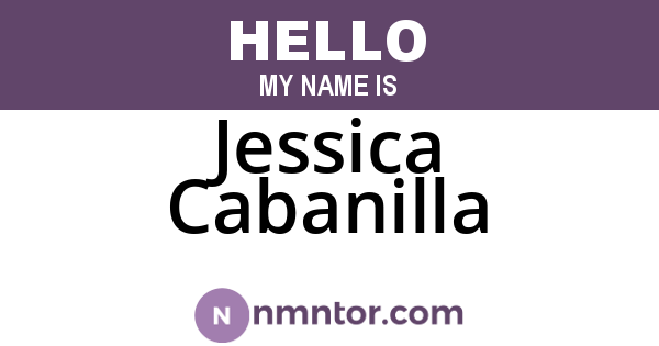 Jessica Cabanilla