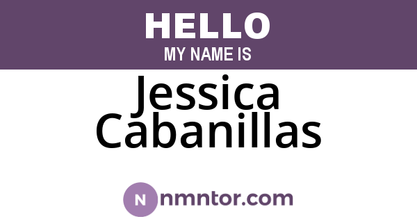 Jessica Cabanillas