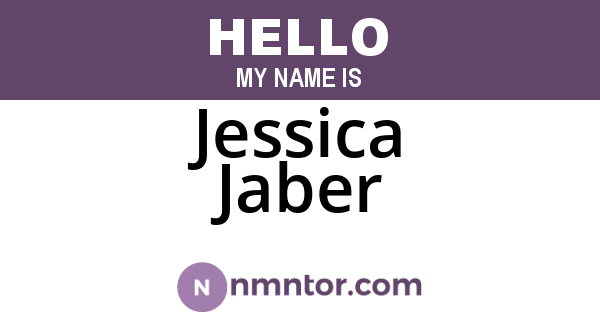 Jessica Jaber