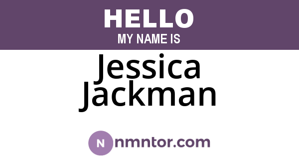 Jessica Jackman