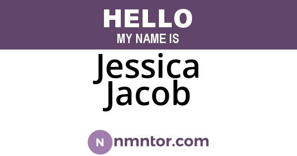 Jessica Jacob